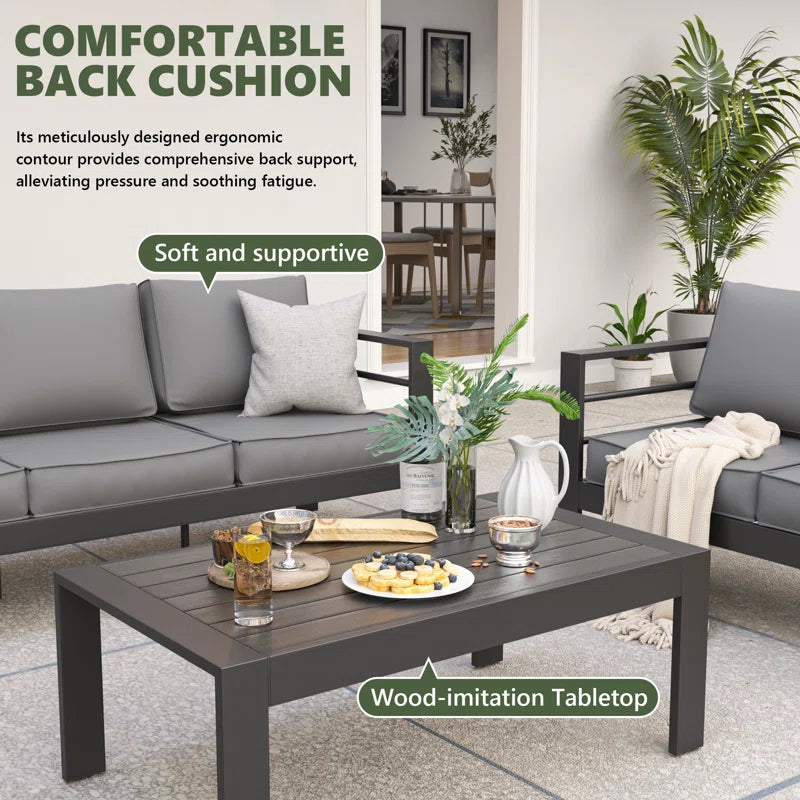 Roussel Patio Set Seating for 9
