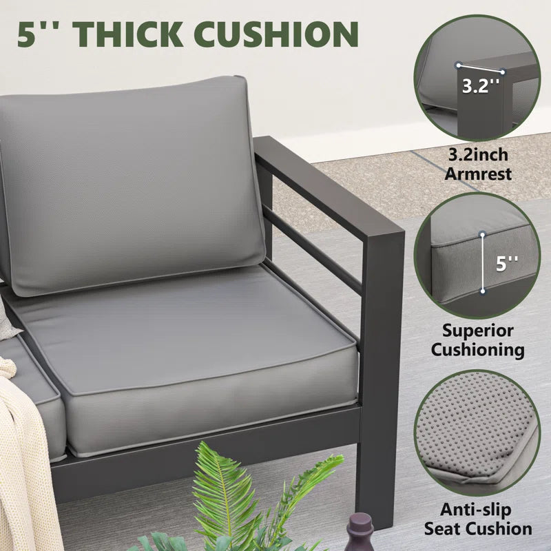 Roussel Patio Set Seating for 9