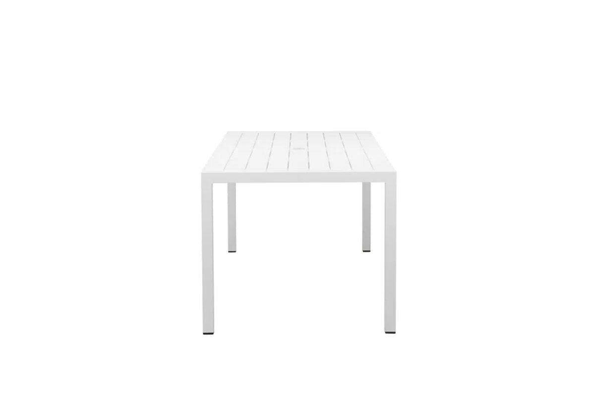 Aynura 6 - Person Metal Patio Dining Set with Rectangular Table