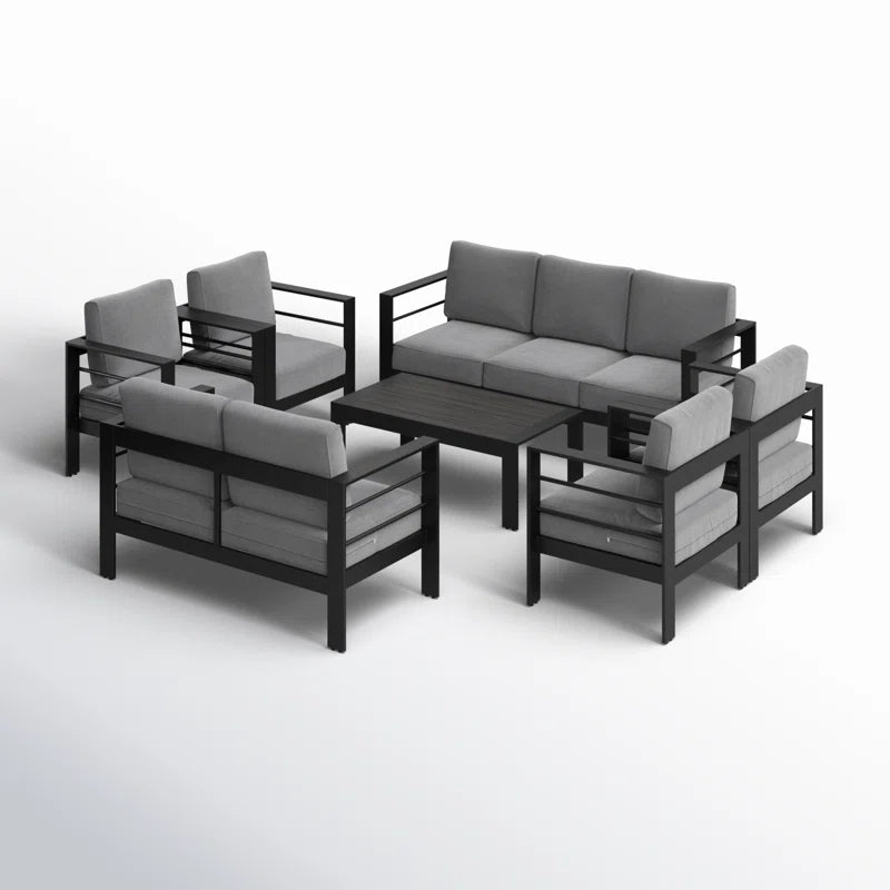 Roussel Patio Set Seating for 9