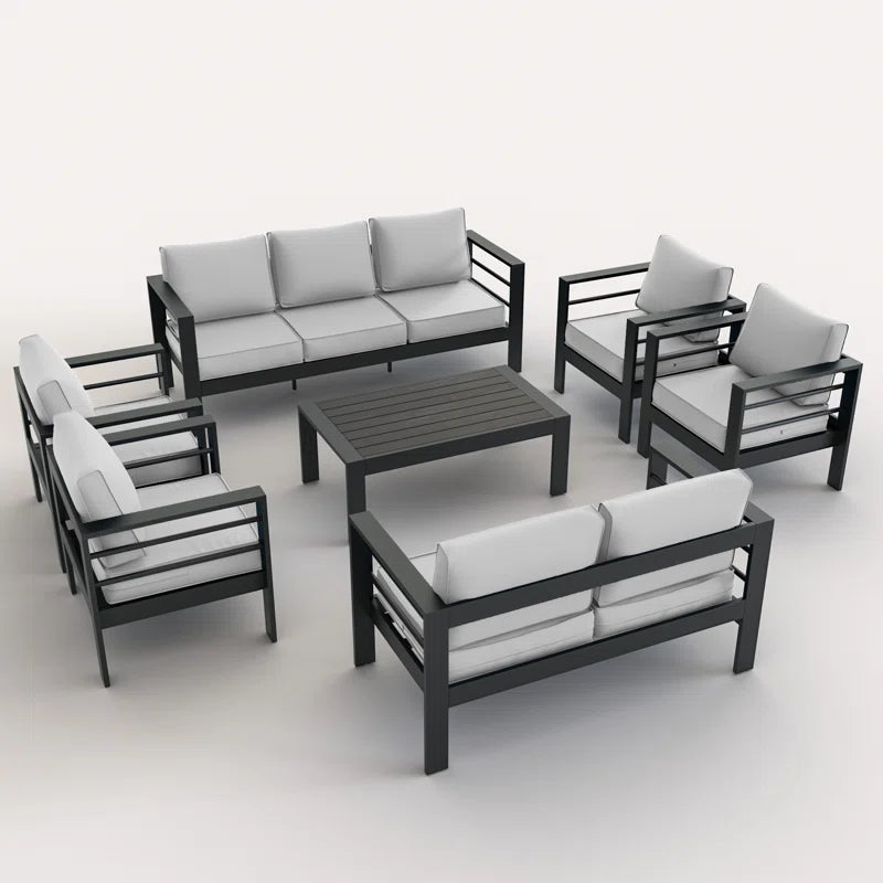 Roussel Patio Set Seating for 9