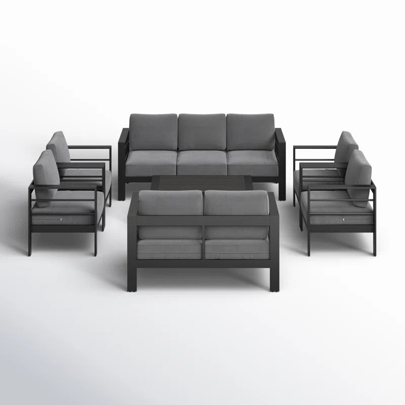 Roussel Patio Set Seating for 9