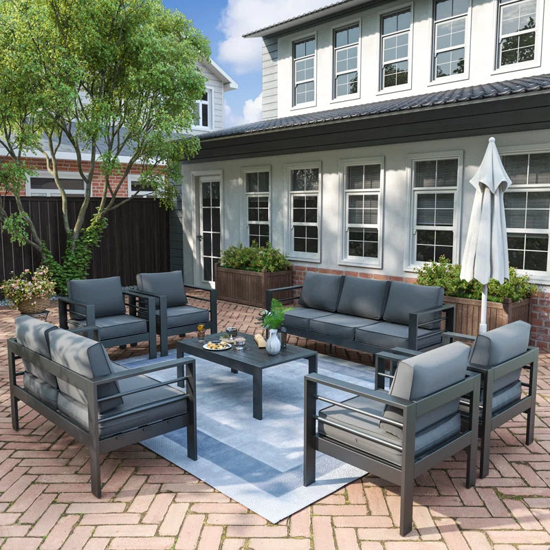 Roussel Patio Set Seating for 9