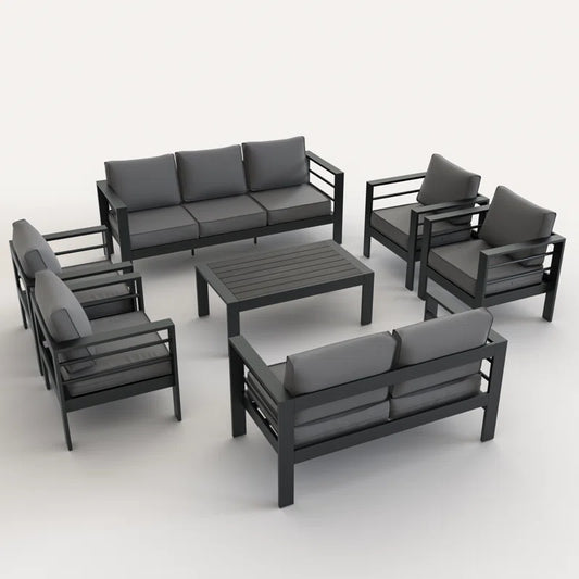 Roussel Patio Set Seating for 9