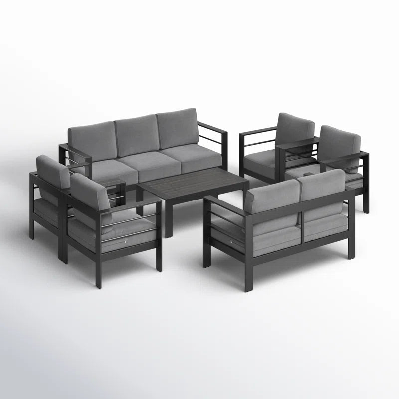 Roussel Patio Set Seating for 9